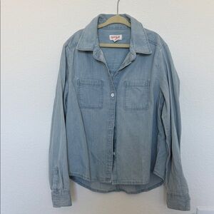 Cat & Jack Soft Blue Button-Up Shirt